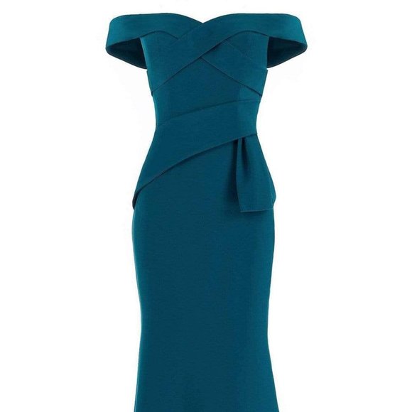 Janique Dresses & Skirts - Janique Evening Dress Teal in Size 14